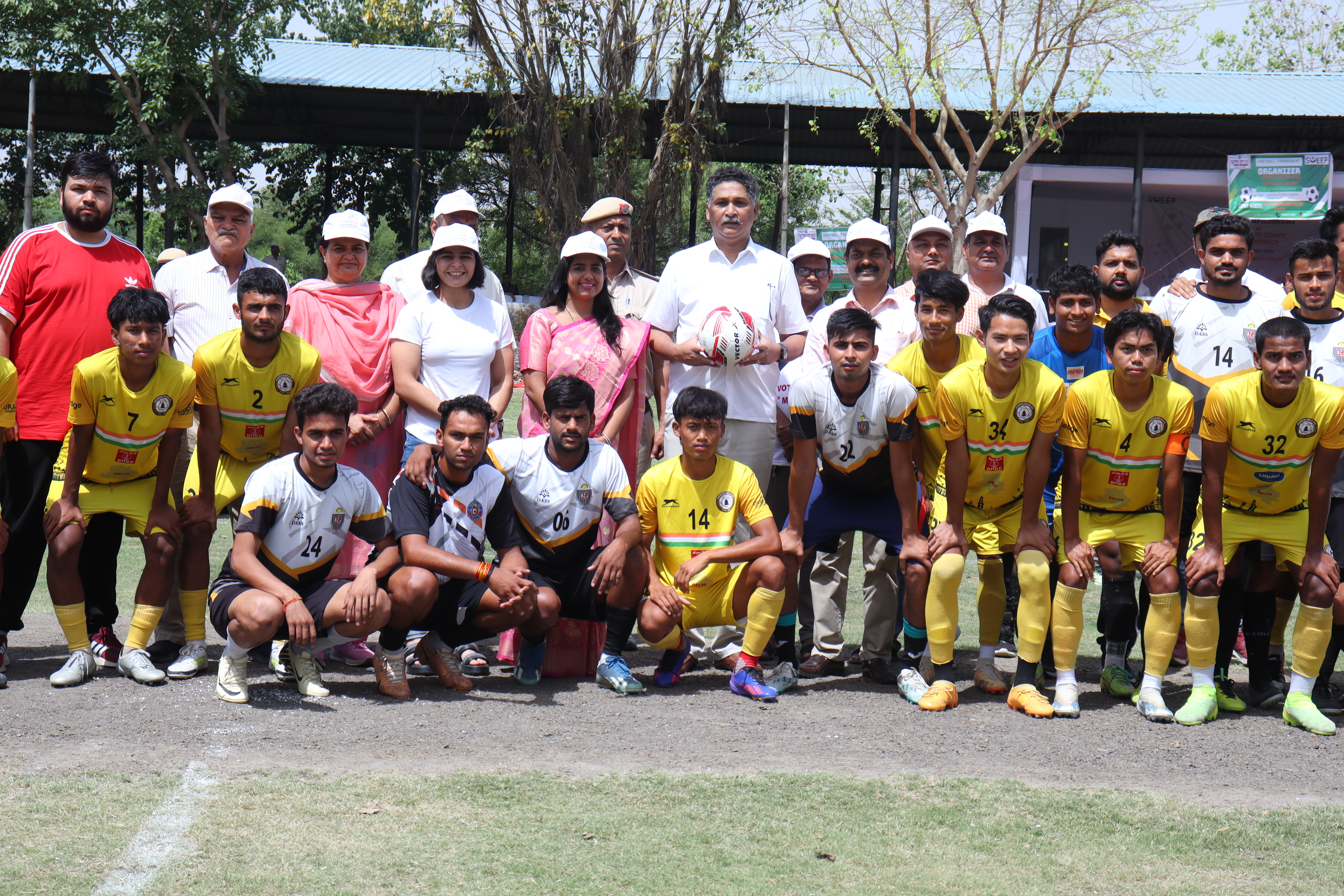 Football Match, North West Delhi